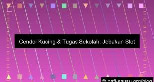 Cendol Kucing Sebar Slot Online Lewat Tugas Sekolah