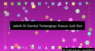 Jabrik Si Gendut Tertangkap Jual Slot Online