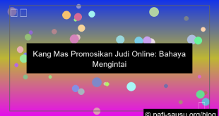 Kang Mas Pasarkan Slot Online Ke Bocah Smp
