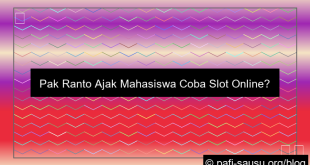 Pak Ranto Ajak Mahasiswa Coba Slot Online