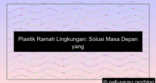 Plastik Ramah Lingkungan