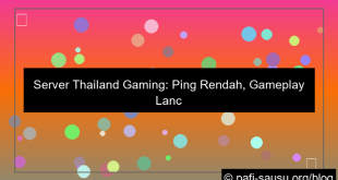 ilustrasi server thailand gaming